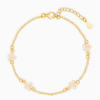 Golden Paired Star Bracelet