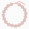 Rose Gold Studded Flower Bracelet